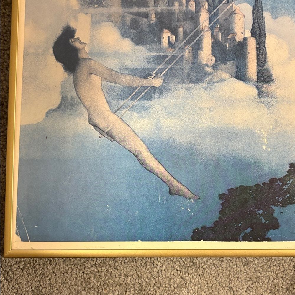 Vintage Maxfield Parrish “Dinky Bird” Art Print - Picture 3 of 7